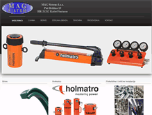 Tablet Screenshot of magsistem.hr